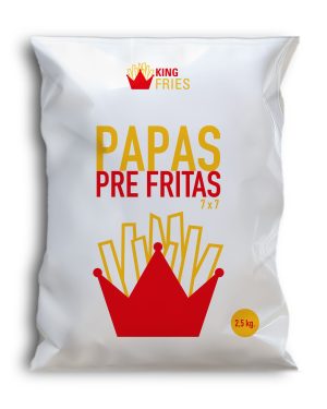 Papas Prefritas King Fries 7mm 4 x 2,5 kg