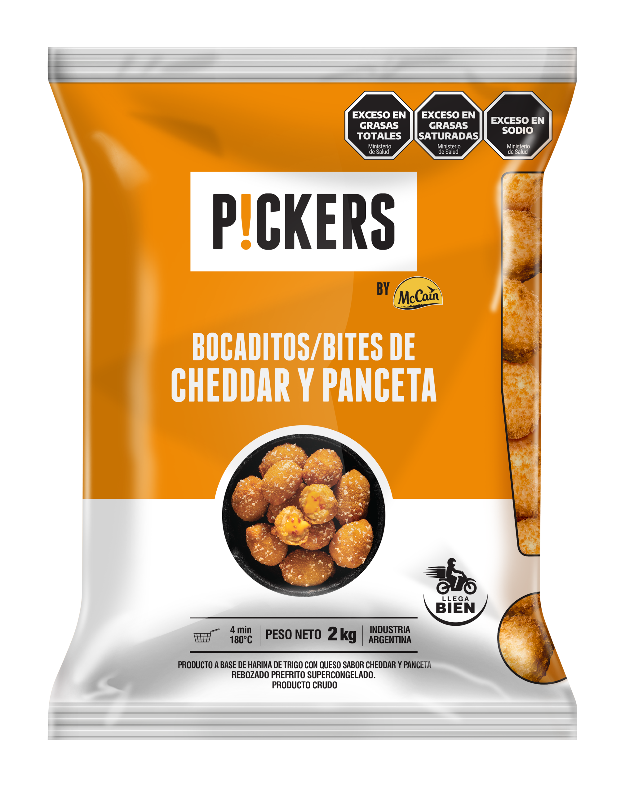 Pickers Bites de Provolone McCain 4 x 1,05 kg