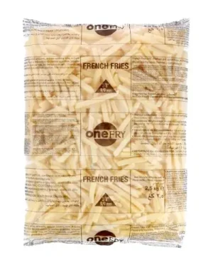Papas Prefritas One Fry 9 mm Corte Tradicional McCain 6 x 2,5 kg