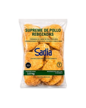 Supremas de Pollo Rebozadas Congeladas Sadia 2 x 3 kg